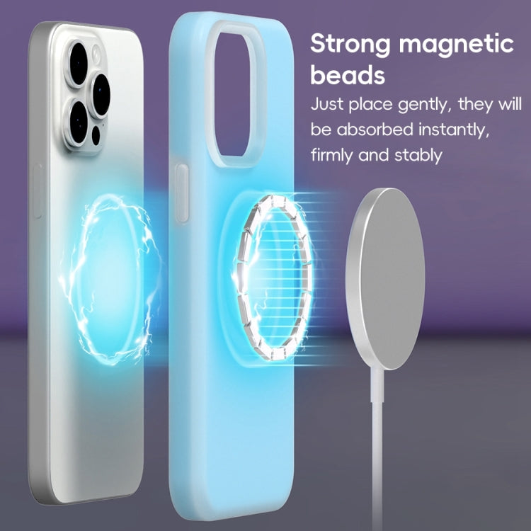 For iPhone 16 Plus Jelly Liquid Silicone MagSafe Magnetic Phone Case(Orange) - iPhone 16 Plus Cases by PMC TechLife | Online Shopping South Africa | PMC TechLife | Buy Now Pay Later Mobicred