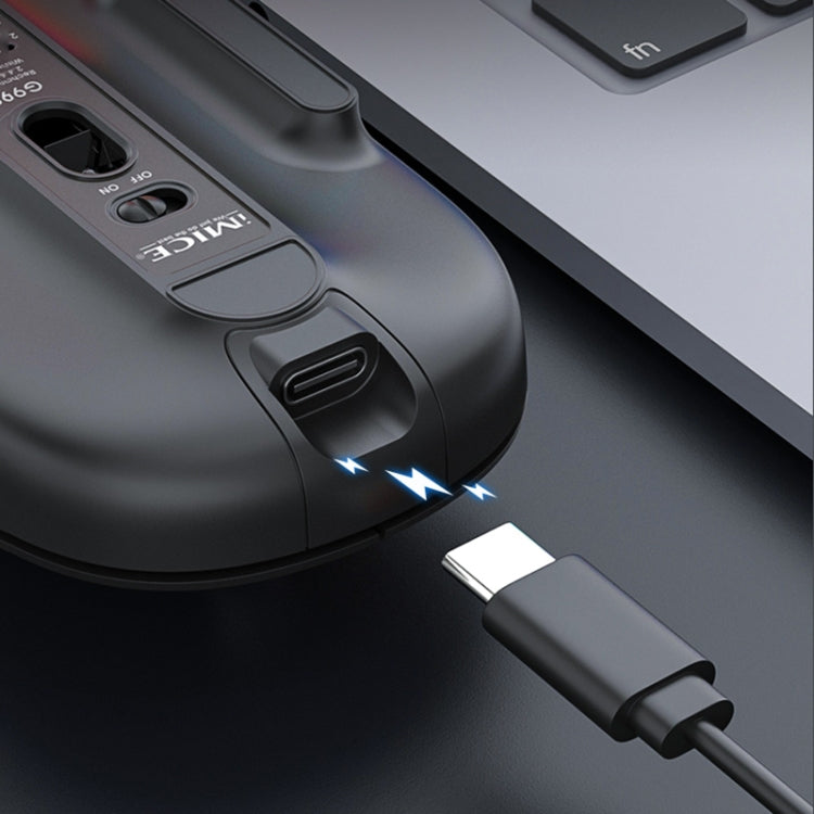 iMICE G901 Bluetooth Dual Mode 7-Button Silent Wireless Gaming Mouse(Black) - free shipping - PMC Jewellery - Order now!