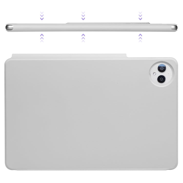 For Huawei MatePad Pro 13.2 2023 Fixed Buckle Magnetic Deformation Leather Tablet Case(Grey) - Huawei by PMC TechLife | Online Shopping South Africa | PMC TechLife | Buy Now Pay Later Mobicred