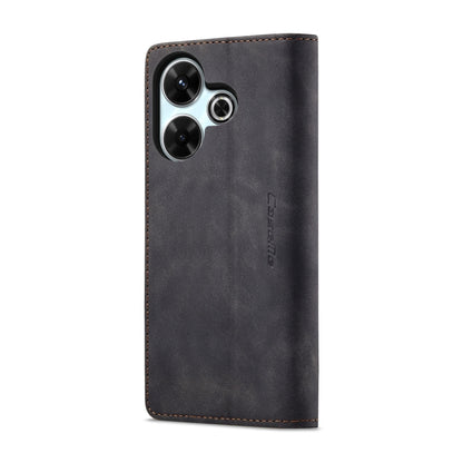 For Redmi 13 CaseMe 013 Multifunctional Horizontal Flip Leather Phone Case(Black) - Redmi 13 Cases by CaseMe | Online Shopping South Africa | PMC Jewellery | Buy Now Pay Later Mobicred