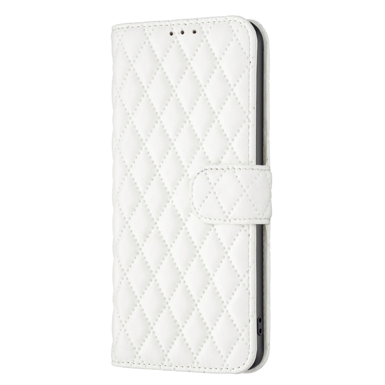 For Redmi K70 Ultra Diamond Lattice Wallet Flip Leather Phone Case(White) - Xiaomi Cases by PMC Jewellery | Online Shopping South Africa | PMC Jewellery | Buy Now Pay Later Mobicred