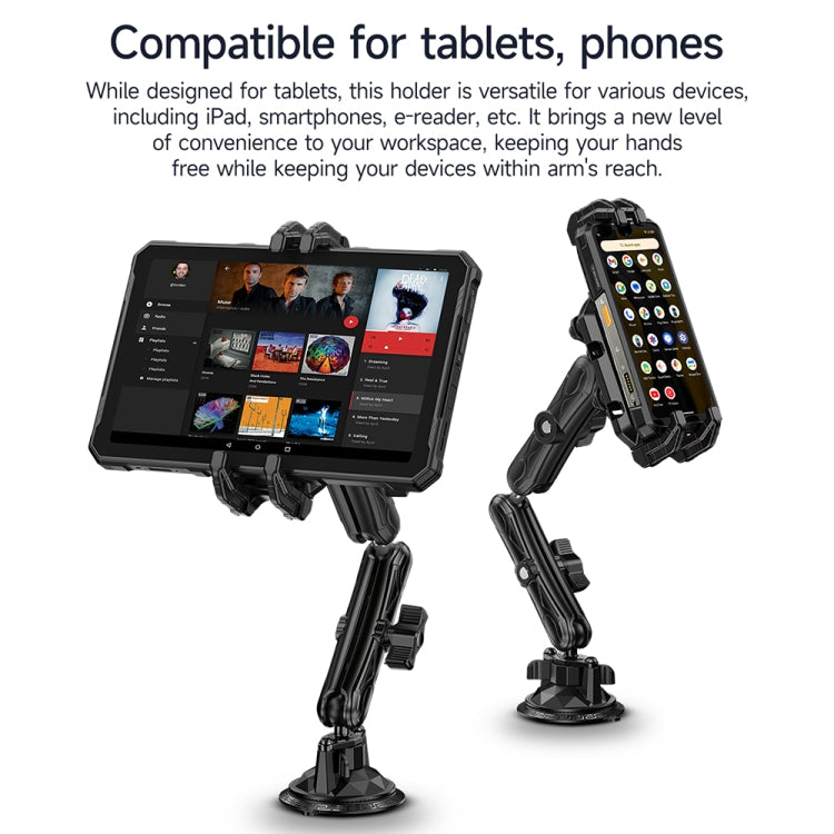 Ulefone UAN02 Armor Mount Max Car Phone Tablet Holder(Black) - free shipping - PMC Jewellery - Order now!