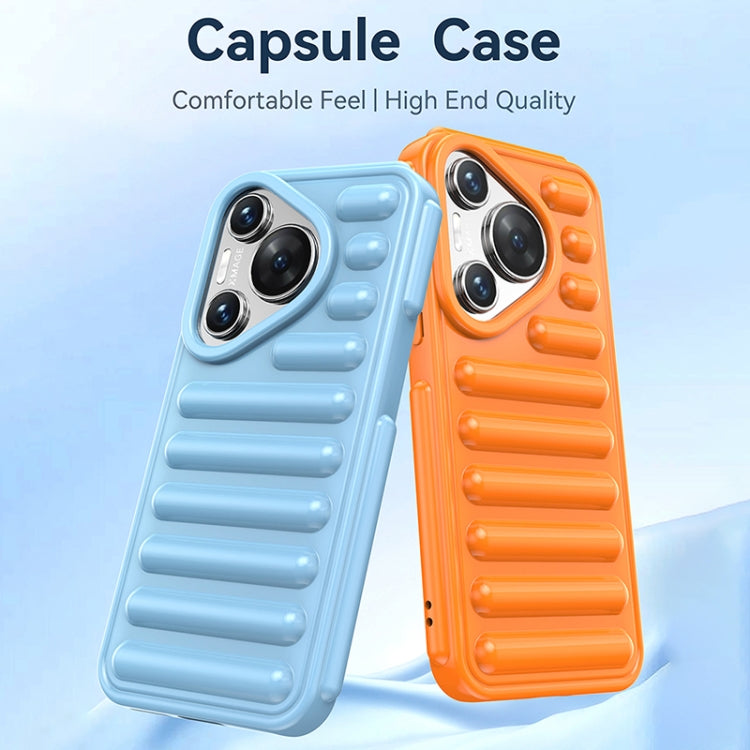 For Huawei Pura 70 Capsule Series Candy Color TPU Phone Case(Blue) - Huawei Cases by PMC Jewellery | Online Shopping South Africa | PMC Jewellery | Buy Now Pay Later Mobicred