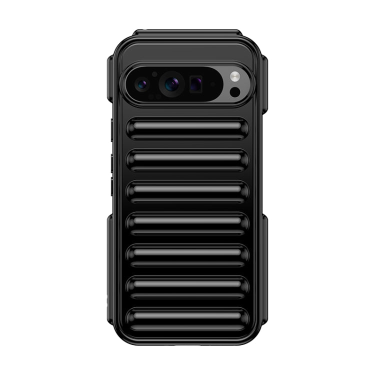 For Google Pixel 9 Pro XL Capsule Series Candy Color TPU Phone Case(Black) - Google Cases by PMC Jewellery | Online Shopping South Africa | PMC Jewellery | Buy Now Pay Later Mobicred