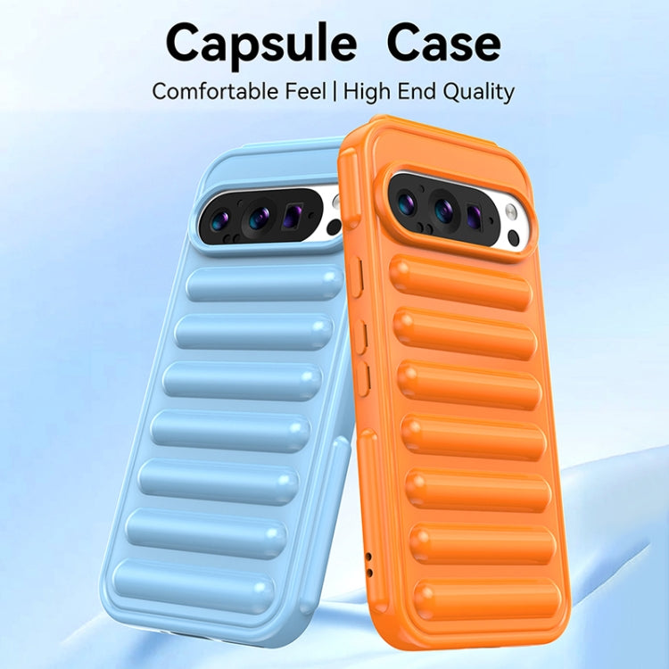 For Google Pixel 9 Pro Capsule Series Candy Color TPU Phone Case(Transparent) - Google Cases by PMC TechLife | Online Shopping South Africa | PMC TechLife | Buy Now Pay Later Mobicred