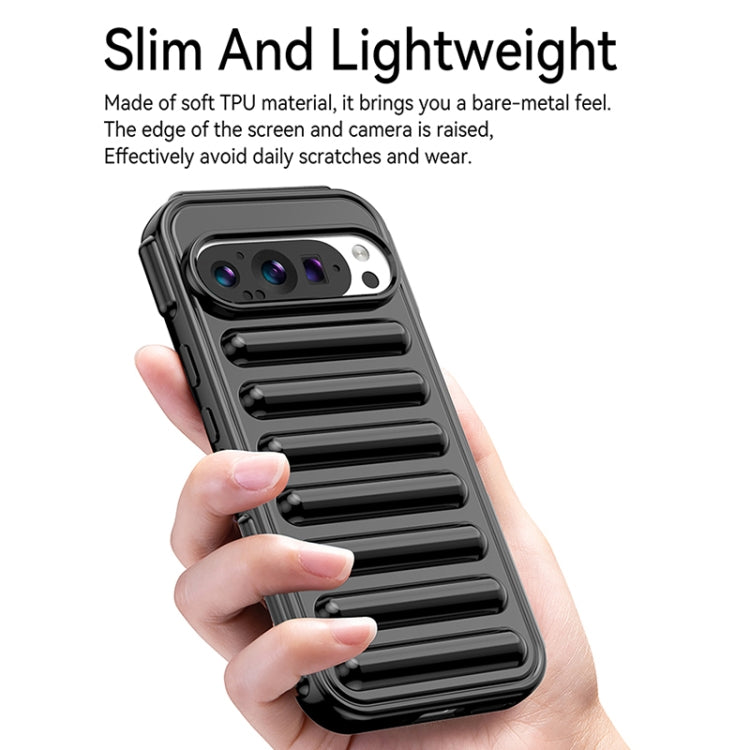 For Google Pixel 9 Capsule Series Candy Color TPU Phone Case(Blue) - Google Cases by PMC TechLife | Online Shopping South Africa | PMC TechLife | Buy Now Pay Later Mobicred