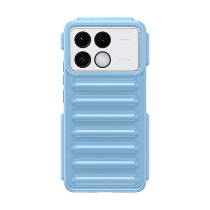 For Redmi K70 Capsule Series Candy Color TPU Phone Case(Blue) - K70 Cases by PMC Jewellery | Online Shopping South Africa | PMC Jewellery | Buy Now Pay Later Mobicred