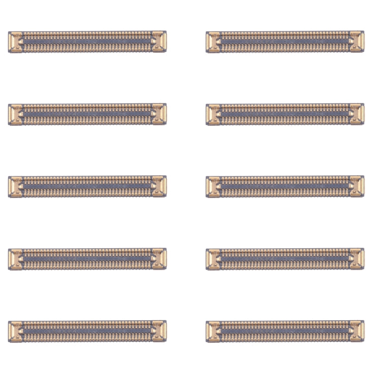 For Samsung Galaxy A54 SM-A546B 10pcs Motherboard LCD Display FPC Connector - Galaxy A Series Parts by PMC Jewellery | Online Shopping South Africa | PMC Jewellery | Buy Now Pay Later Mobicred