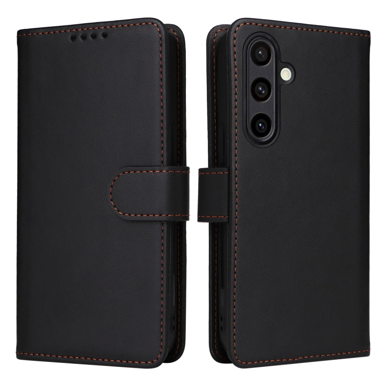 For Samsung Galaxy S24 FE 5G BETOPNICE BN-005 2 in 1 Detachable Imitate Genuine Leather Phone Case(Black) - Galaxy S24 FE 5G Cases by BETOPNICE | Online Shopping South Africa | PMC Jewellery | Buy Now Pay Later Mobicred