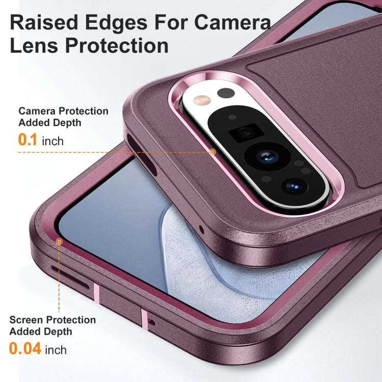 For Google Pixel 9 Life Waterproof Rugged PC + Silicone Phone Case(Purple + Pink) - Google Cases by PMC Jewellery | Online Shopping South Africa | PMC Jewellery | Buy Now Pay Later Mobicred