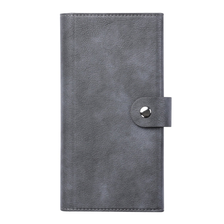 For iPhone 16 Plus ViLi GVB Series MagSafe Magnetic RFID Leather Phone Case(Grey) - iPhone 16 Plus Cases by ViLi | Online Shopping South Africa | PMC Jewellery | Buy Now Pay Later Mobicred