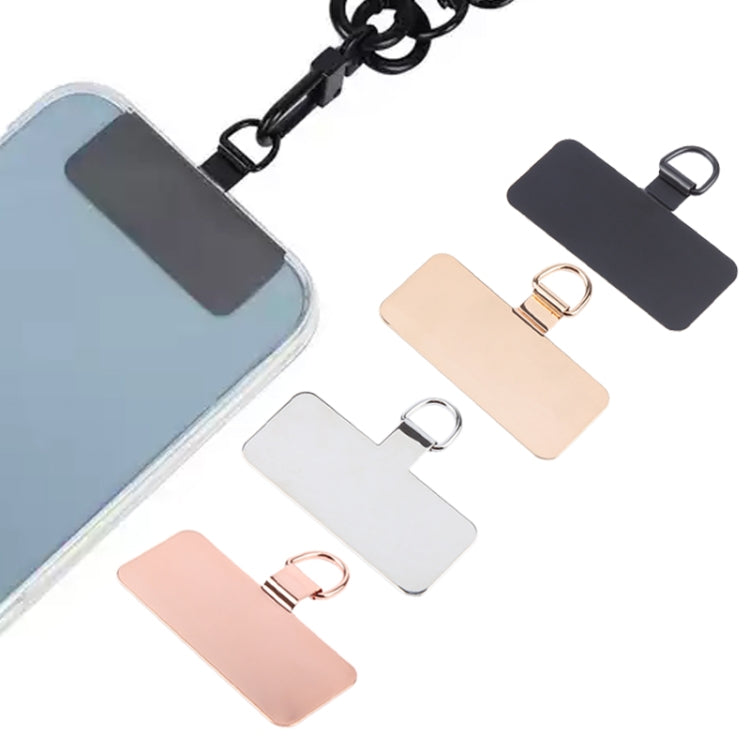 Rectangle Metal Mobile Phone Lanyard Fixing Gasket(Gold) - free shipping - PMc TechLife - Order now!