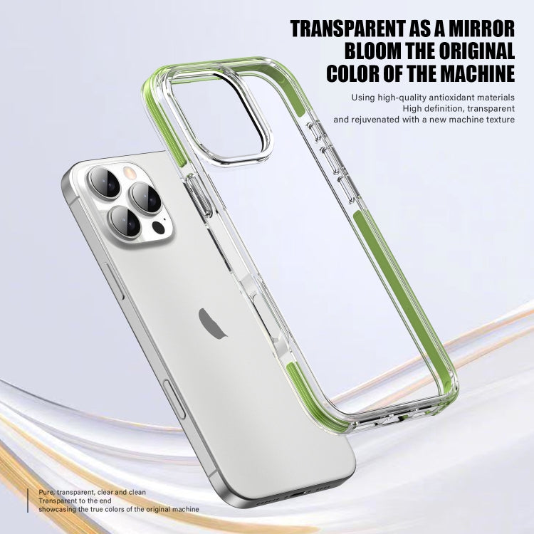 For iPhone 16 TPE Airbag TPU+ PC Full Coverage Phone Case(Transparent) - iPhone 16 Cases by PMC Jewellery | Online Shopping South Africa | PMC Jewellery | Buy Now Pay Later Mobicred