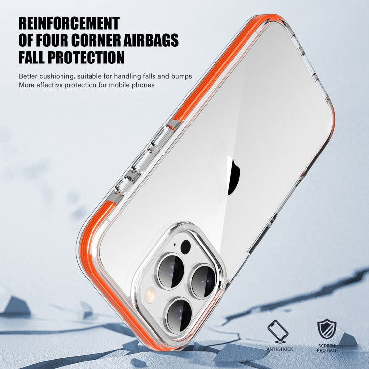 For iPhone 16 TPE Airbag TPU+ PC Full Coverage Phone Case(Transparent) - iPhone 16 Cases by PMC Jewellery | Online Shopping South Africa | PMC Jewellery | Buy Now Pay Later Mobicred