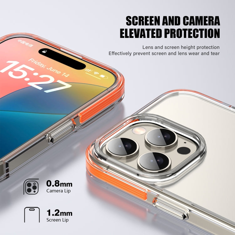 For iPhone 16 Plus TPE Airbag TPU+ PC Full Coverage Phone Case(Orange) - iPhone 16 Plus Cases by PMC Jewellery | Online Shopping South Africa | PMC Jewellery | Buy Now Pay Later Mobicred