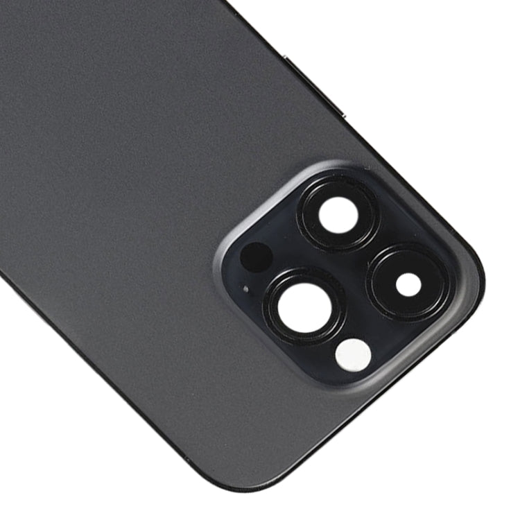 For iPhone 14 Pro Battery Back Cover with Side Keys & Card Tray, Version:China Version(Black) - free shipping - PMC Jewellery - Order now!