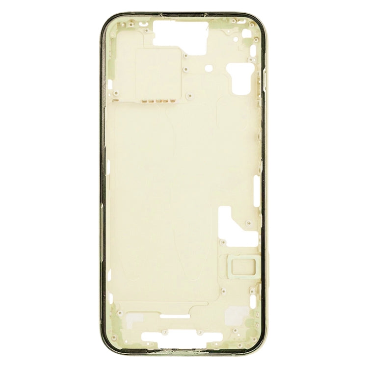 For iPhone 15 Middle Frame Bezel Plate with Side Keys + Card Tray, Version:US Version(Yellow) - LCD Related Parts by PMC Jewellery | Online Shopping South Africa | PMC Jewellery | Buy Now Pay Later Mobicred