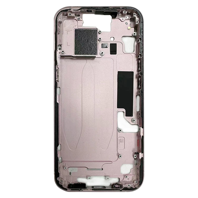 For iPhone 15 Middle Frame Bezel Plate with Side Keys + Card Tray, Version:China Version(Pink) - LCD Related Parts by PMC Jewellery | Online Shopping South Africa | PMC Jewellery | Buy Now Pay Later Mobicred