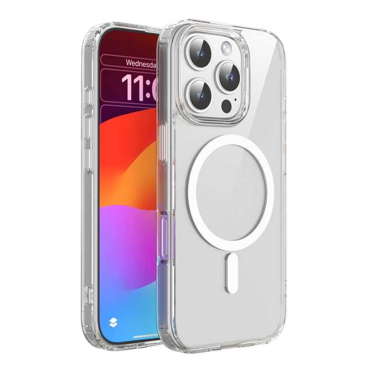 For iPhone 16 Pro Mutural Ice Series MagSafe Magnetic TPU Phone Case(Transparent) - iPhone 16 Pro Cases by Mutural | Online Shopping South Africa | PMC Jewellery | Buy Now Pay Later Mobicred