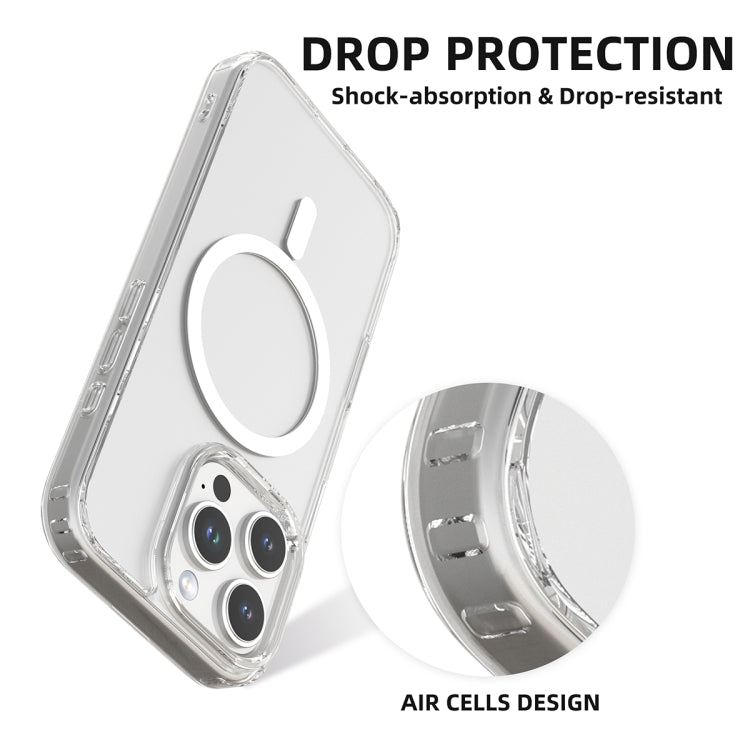 For iPhone 16 Plus Mutural Ice Series MagSafe Magnetic TPU Phone Case(Transparent) - free shipping - PMC TechLife - Order now!