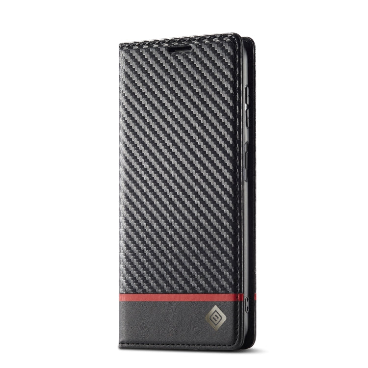 For Samsung Galaxy S24 FE 5G LC.IMEEKE Carbon Fiber Leather Phone Case(Horizontal Black) - Galaxy S24 FE 5G Cases by LC.IMEEKE | Online Shopping South Africa | PMC Jewellery | Buy Now Pay Later Mobicred