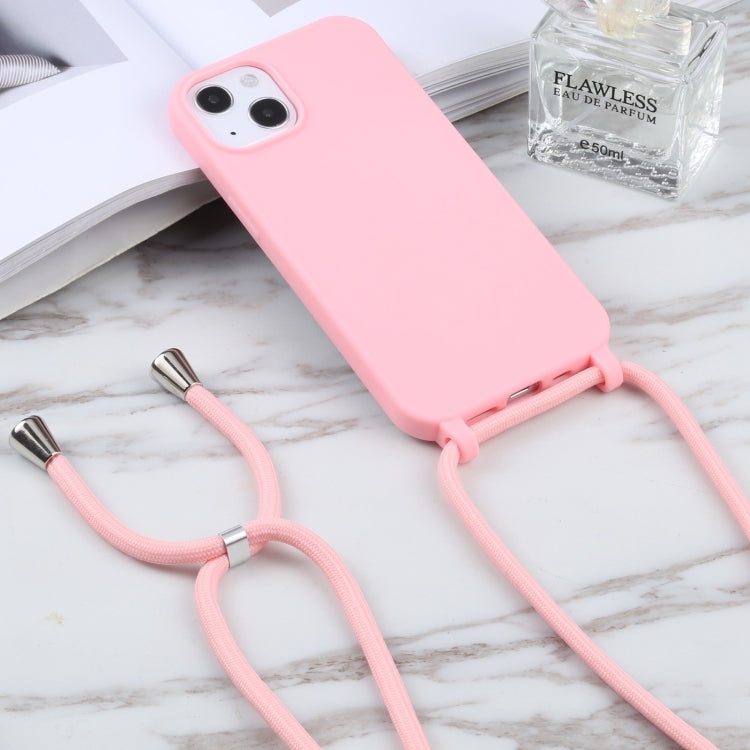 For iPhone 16 Pro Max Candy Colors TPU Protective Phone Case with Lanyard(Pink) - iPhone 16 Pro Max Cases by PMC Jewellery | Online Shopping South Africa | PMC Jewellery | Buy Now Pay Later Mobicred