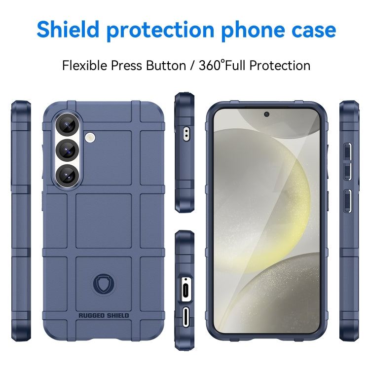 For Samsung Galaxy S25+ 5G Full Coverage Shockproof TPU Phone Case(Blue) - Galaxy S25+ 5G Cases by PMC Jewellery | Online Shopping South Africa | PMC Jewellery | Buy Now Pay Later Mobicred