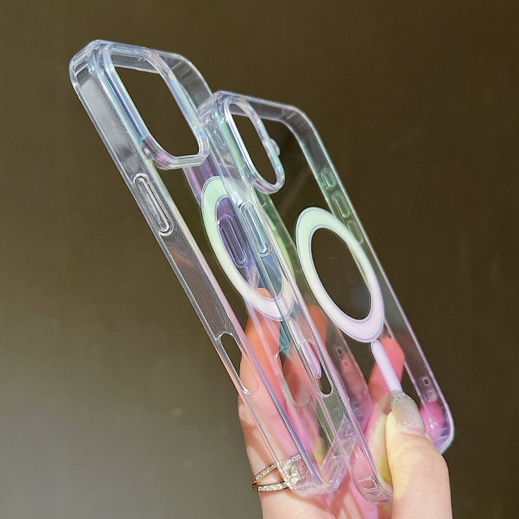 For iPhone 16 Plus Gradient Color MagSafe Airbag Full Coverage Phone Case(Rainbow) - free shipping - PMC TechLife - Order now!