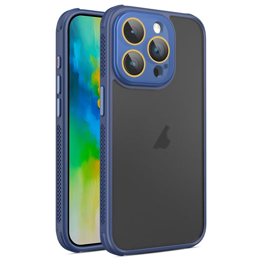 For iPhone 16 Pro Side Cooling Skin Feel Frosted Phone Case(Blue) - iPhone 16 Pro Cases by PMC Jewellery | Online Shopping South Africa | PMC Jewellery | Buy Now Pay Later Mobicred