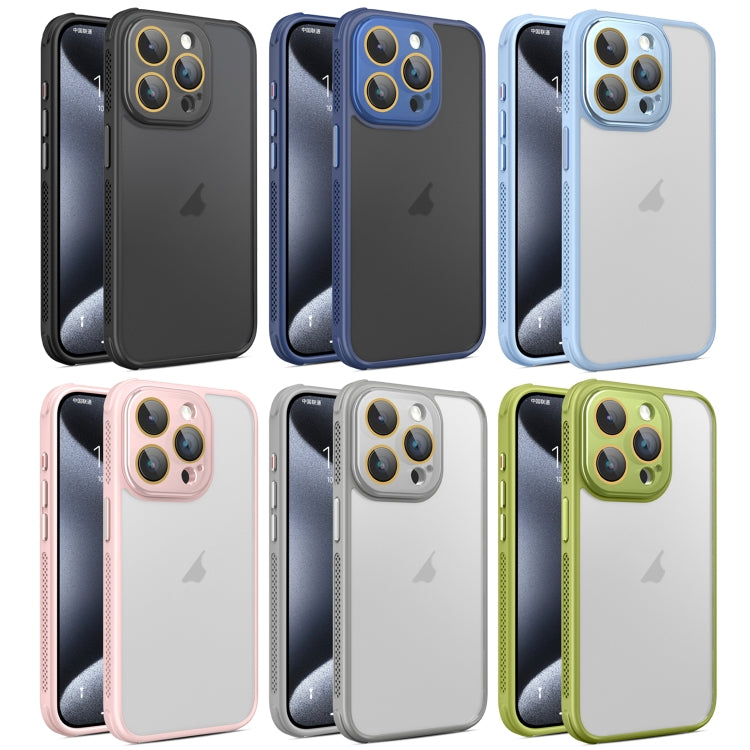 For iPhone 16 Pro Max Side Cooling Skin Feel Frosted Phone Case(Black) - iPhone 16 Pro Max Cases by PMC TechLife | Online Shopping South Africa | PMC TechLife | Buy Now Pay Later Mobicred
