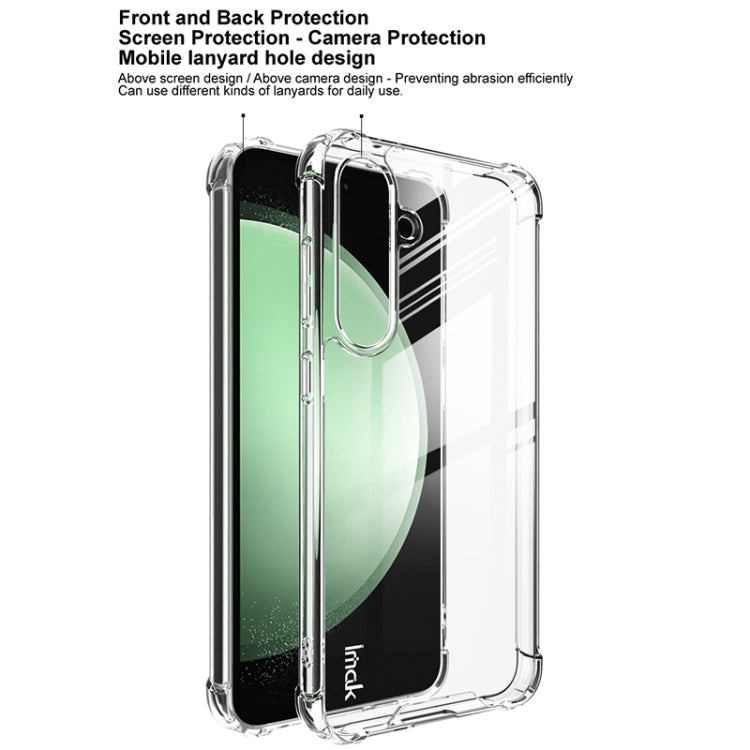 For Samsung Galaxy S24 FE 5G IMAK Space Shield PC + TPU Airbag Shockproof Phone Case(Transparent) - Galaxy Phone Cases by imak | Online Shopping South Africa | PMC Jewellery | Buy Now Pay Later Mobicred