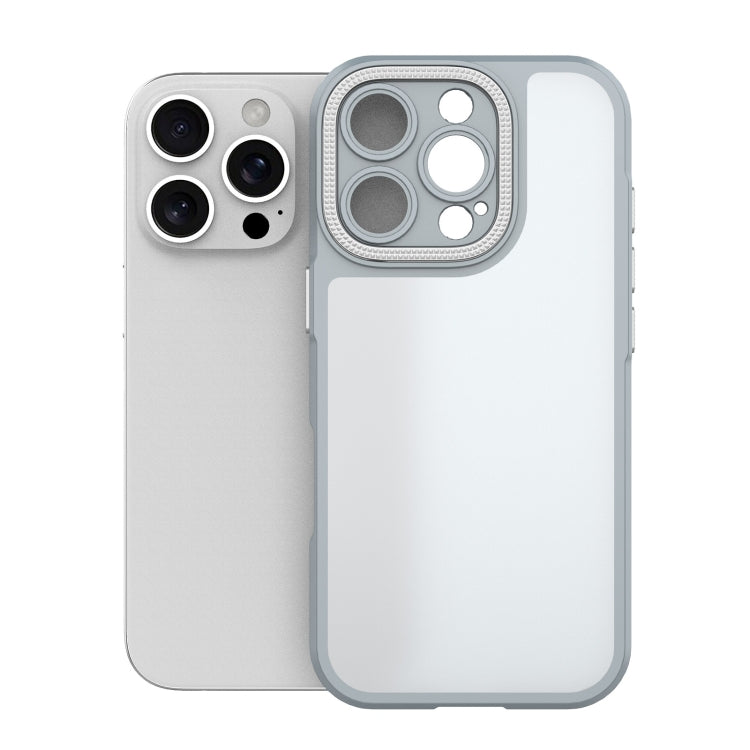 For iPhone 16 Pro Bodyguard Micro Matte PC Hybrid TPU Phone Case(Grey) - iPhone 16 Pro Cases by PMC TechLife | Online Shopping South Africa | PMC TechLife | Buy Now Pay Later Mobicred