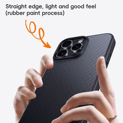 For iPhone 16 Pro Max Carbon Fiber Kevlar MagSafe Magnetic Phone Case(Black) - iPhone 16 Pro Max Cases by PMC Jewellery | Online Shopping South Africa | PMC Jewellery | Buy Now Pay Later Mobicred