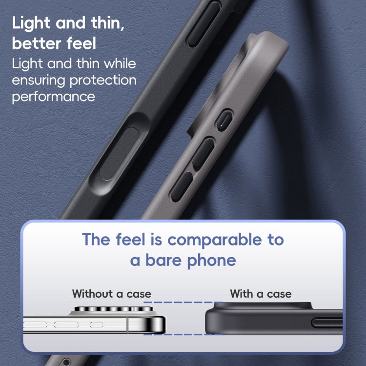 For iPhone 16 Ming Shield Series MagSafe Magnetic Phone Case(Black) - iPhone 16 Cases by PMC Jewellery | Online Shopping South Africa | PMC Jewellery | Buy Now Pay Later Mobicred