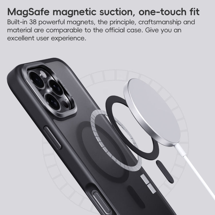 For iPhone 16 Frosted MagSafe Magnetic Phone Case(Titanium Rose Gold) - free shipping - PMC Jewellery - Order now!