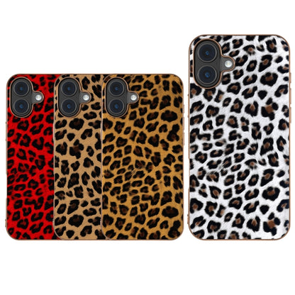 For iPhone 16 Nano Plating Leopard Print Phone Case(Gold) - iPhone 16 Cases by PMC Jewellery | Online Shopping South Africa | PMC Jewellery | Buy Now Pay Later Mobicred