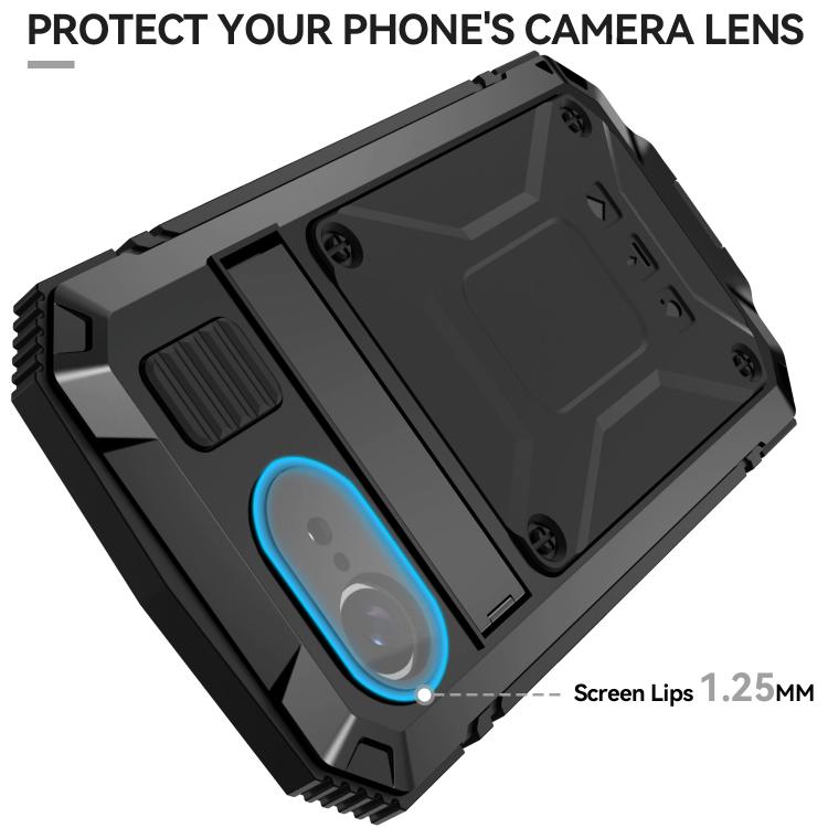 For iPhone 16e R-JUST Life Waterproof Dustproof Shockproof Phone Case(Black) - free shipping - PMC TechLife - Order now!