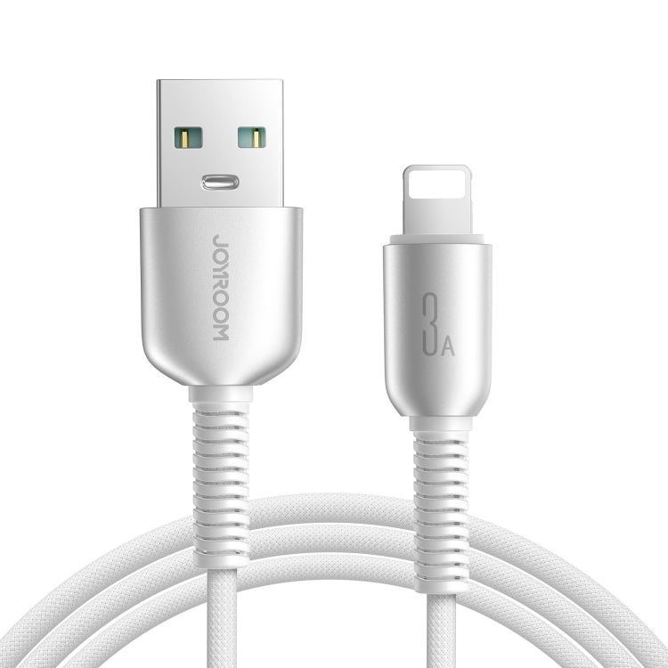 JOYROOM S-A51 Cutting-Edge Series 3A Fast Charging Data Cable, USB-A to 8 Pin Cable, Length: 1.2m(Light Gray) - Normal Style Cable by JOYROOM | Online Shopping South Africa | PMC Jewellery | Buy Now Pay Later Mobicred