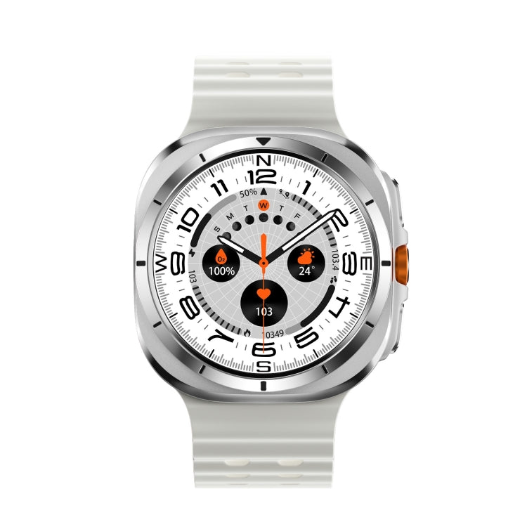 W7 1.43 inch IP68 Waterproof Smart Watch, Support Sedentary Reminder / Sleep Monitoring(White) - Smart Watches by PMC TechLife | Online Shopping South Africa | PMC TechLife | Buy Now Pay Later Mobicred