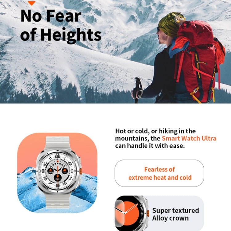 W7 1.43 inch IP68 Waterproof Smart Watch, Support Sedentary Reminder / Sleep Monitoring(White) - Smart Watches by PMC TechLife | Online Shopping South Africa | PMC TechLife | Buy Now Pay Later Mobicred