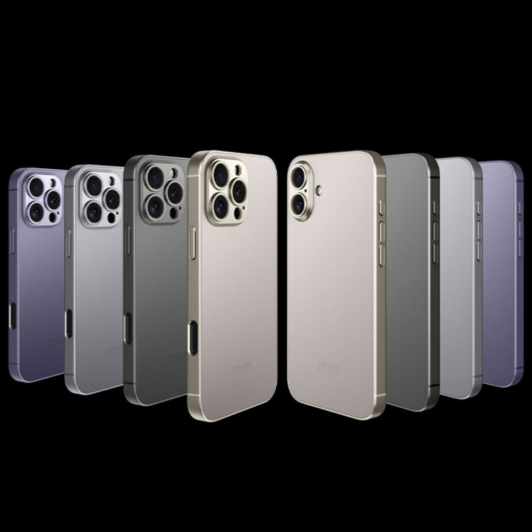 For iPhone 16 Pro Max GKK AG Craft Skin Feel Full Coverage Phone Case(Titanium Grey) - free shipping - PMC Jewellery - Order now!