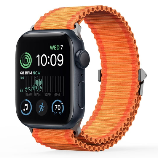 For Apple Watch SE 2022 40mm DUX DUCIS YC Series Ocean Nylon Watch Band(Orange) - Watch Bands by DUX DUCIS | Online Shopping South Africa | PMC Jewellery | Buy Now Pay Later Mobicred