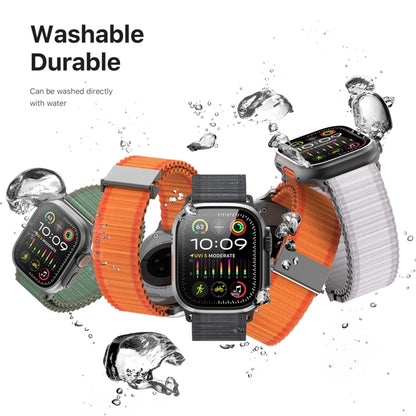 For Apple Watch Series 6 40mm DUX DUCIS YC Series Ocean Nylon Watch Band(Orange) - Watch Bands by DUX DUCIS | Online Shopping South Africa | PMC Jewellery | Buy Now Pay Later Mobicred