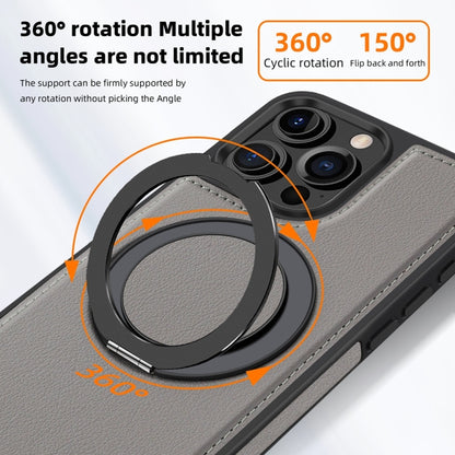 For iPhone 16 Pro Yashi 360 Degree Rotating MagSafe Holder Phone Case(Grey) - iPhone 16 Pro Cases by PMC Jewellery | Online Shopping South Africa | PMC Jewellery | Buy Now Pay Later Mobicred