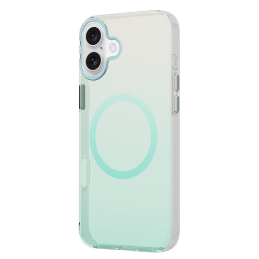 For iPhone 16 Plus TGVIS Grace Series MagSafe Magnetic Phone Case(Blue) - iPhone 16 Plus Cases by TGVIS | Online Shopping South Africa | PMC Jewellery | Buy Now Pay Later Mobicred