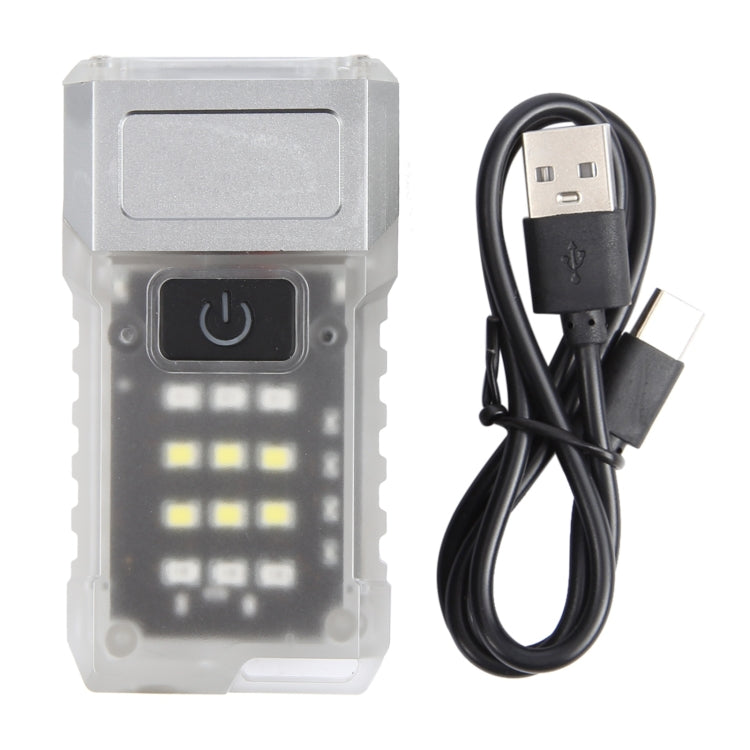 KXK-1086 Multifunctional Mini Work Light Rotation Headlight(Transparent) - Headlamp by PMc TechLife | Online Shopping South Africa | PMc TechLife | Buy Now Pay Later Mobicred