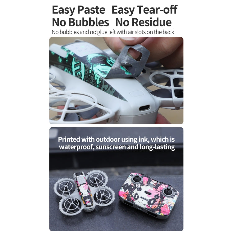 For DJI Neo 2pcs Combo Drone Body Protective Stickers(Desert Camo + Painting) - free shipping - PMC TechLife - Order now!