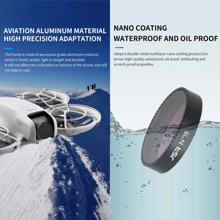 For DJI Neo JSR KB Series Drone Lens Filter, Filter:ND64PL - free shipping - PMC TechLife - Order now!