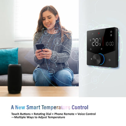 BHT-009GCLW-MT Boiler Heating WiFi Smart Home LED Thermostat with Matter(Black) - Thermostat & Thermometer by PMC Jewellery | Online Shopping South Africa | PMC Jewellery | Buy Now Pay Later Mobicred