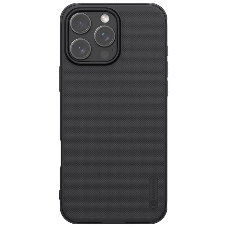 For iPhone 16 Pro Max NILLKIN Frosted Shield Pro PC + TPU Phone Case(Black) - iPhone 16 Pro Max Cases by NILLKIN | Online Shopping South Africa | PMC Jewellery | Buy Now Pay Later Mobicred